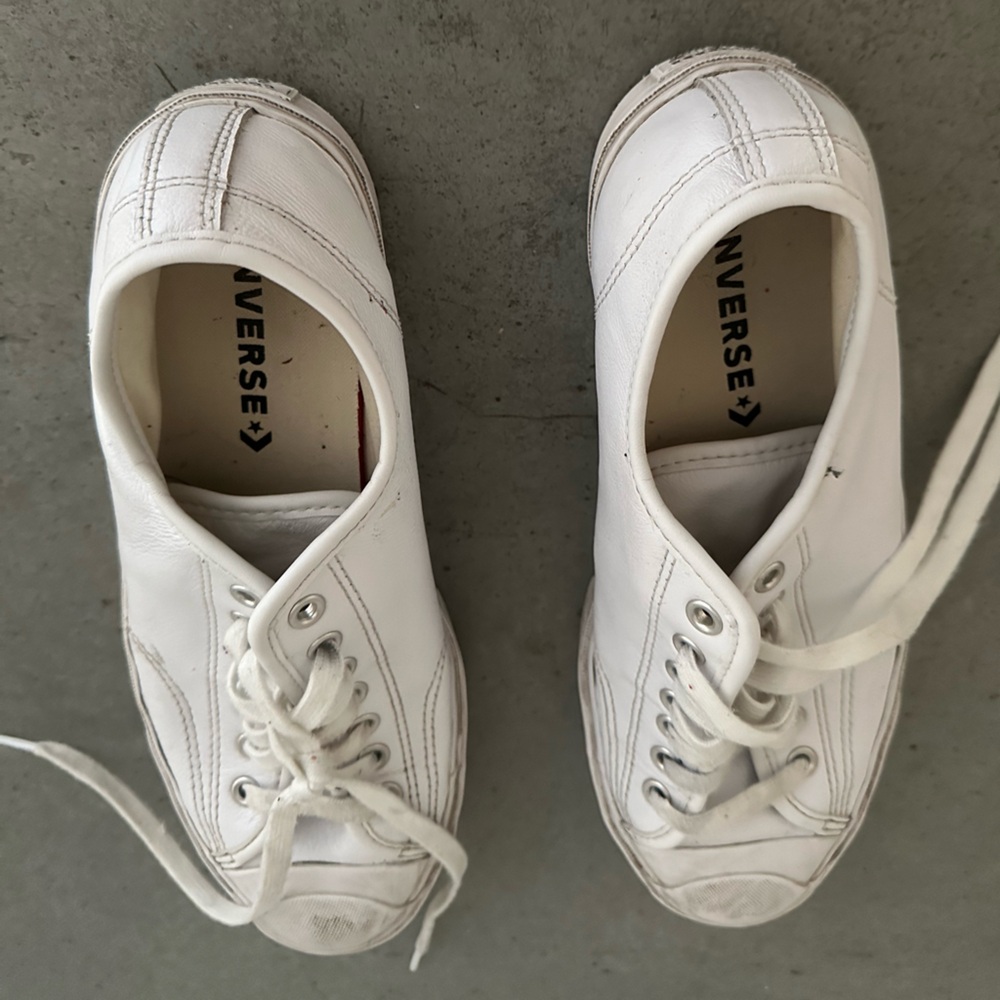 White leather Jack Purcell’s